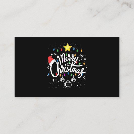 Vroegere kerstfamilie visitekaartje (Voorkant)