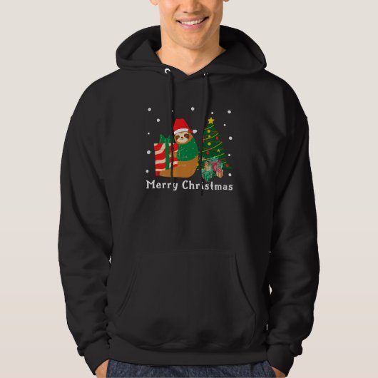 Vroegere kerstfeestdag hoodie (Voorkant)