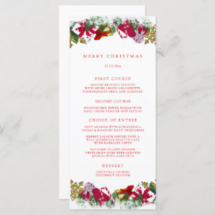 Vroegere kerstfeestdag menu