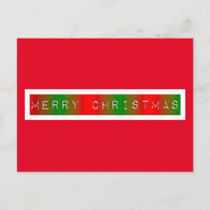 Vroegere kerstgradiënt briefkaart