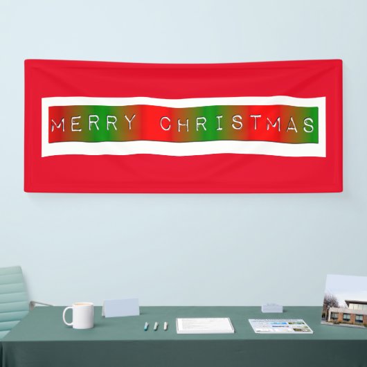 Vroegere kerstgradiënt spandoek (Beurs)