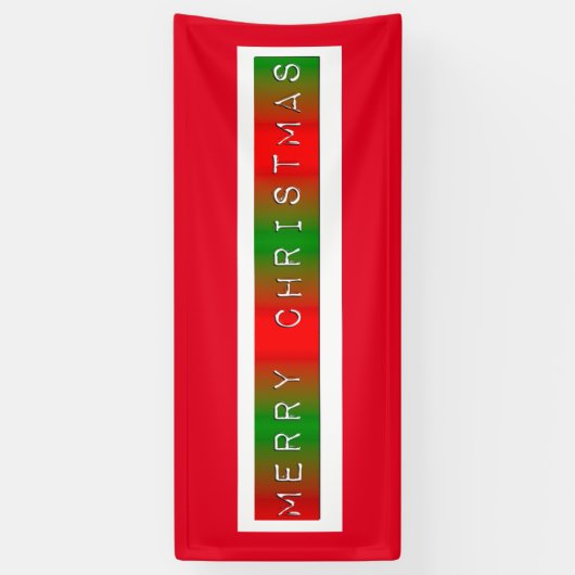 Vroegere kerstgradiënt spandoek (Verticaal)