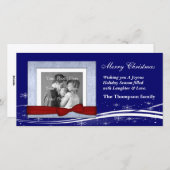 Vroegere kerstgroet feestdagenkaart (Voorkant / Achterkant)