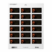 Vroegere kerstkaarsen etiket (Full Sheet)