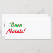 Vroegere kerstkaart (Voorkant / Achterkant)