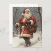 Vroegere kerstkaart (Voorkant / Achterkant)