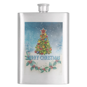 Vroegere kerstkaart flacon
