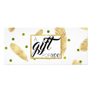 Vroegere kerstkaart Glitter Fir Branche-kaartje Reclamekaart