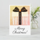 Vroegere kerstkaarten feestdagenkaart (Staand voorkant)