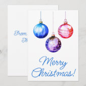 Vroegere kerstkaarten feestdagenkaart (Voorkant / Achterkant)