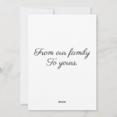 Vroegere kerstkaarten feestdagenkaart (Achterkant)