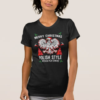 Vroegere kerstPoolse stijl T-shirt