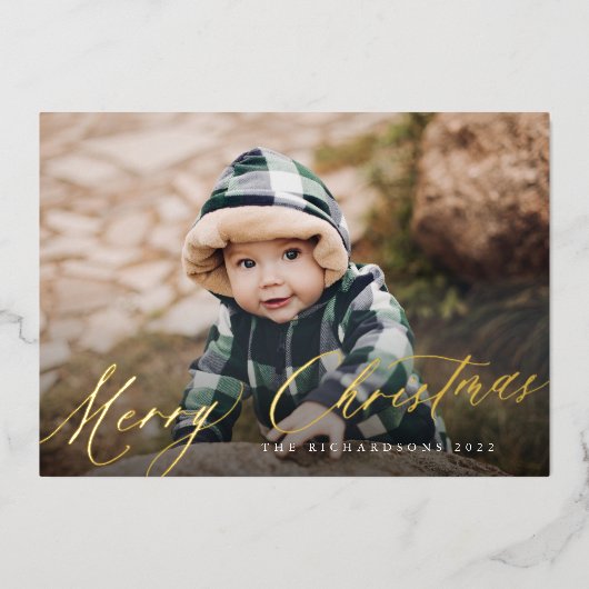 Vroegere kerstscript met blauwe kaart (Voorkant)