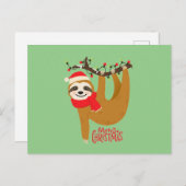 Vroegere kerstsleuf briefkaart (Voorkant / Achterkant)