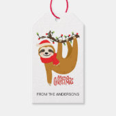 Vroegere kerstsleuf | FEESTDAGEN Cadeaulabel (Voorkant)