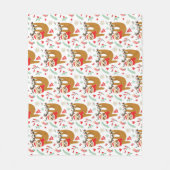 Vroegere kerstsleuf | FEESTDAGEN Fleece Deken (Voorkant)