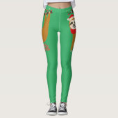 Vroegere kerstsleuf leggings (Voorkant)