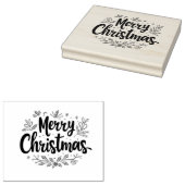 Vroegere kerststempel 	rubberstempel (Gestempeld)