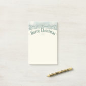 Vroegere kerstwinterbomen post-it® notes (Op bureau)