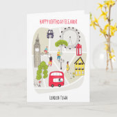 Vroegere naam van de Cartoon van de Kaart in Londe (Gele Bloem)