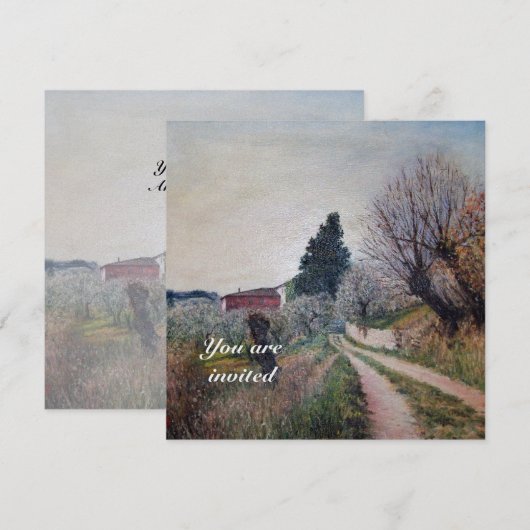 VROEGSTE LENTE IN TUSCAANS LANDSCHAP KAART (Voorkant / Achterkant)