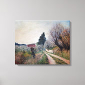 VROEGSTE SPRING IN HET VERNALESE/Toscaanse landsch Canvas Afdruk (Voorkant)