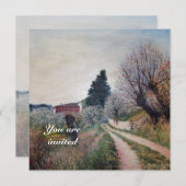 VROEGSTE SPRING IN HET VERNALESE/Toscaanse landsch Kaart (Voorkant / Achterkant)