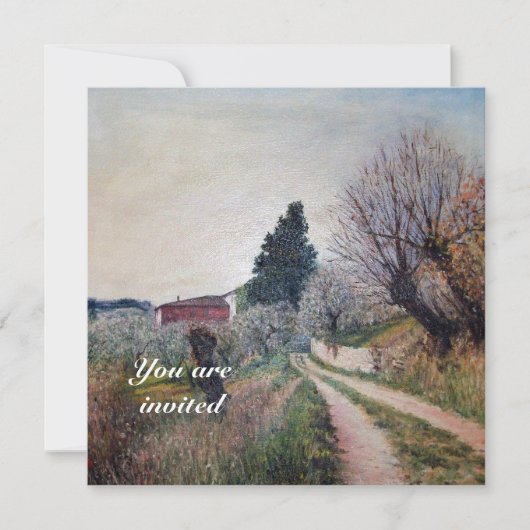 VROEGSTE SPRING IN HET VERNALESE/Toscaanse landsch Kaart (Voorkant)