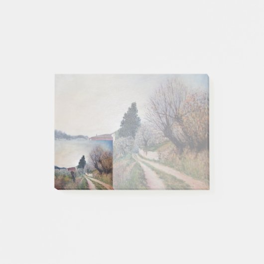 VROEGSTE SPRING IN HET VERNALESE/Toscaanse landsch Post-it® Notes (Voorkant)