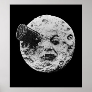 VROEGTIJDIG CINEMA, Trip to the Moon by Georges Me Poster