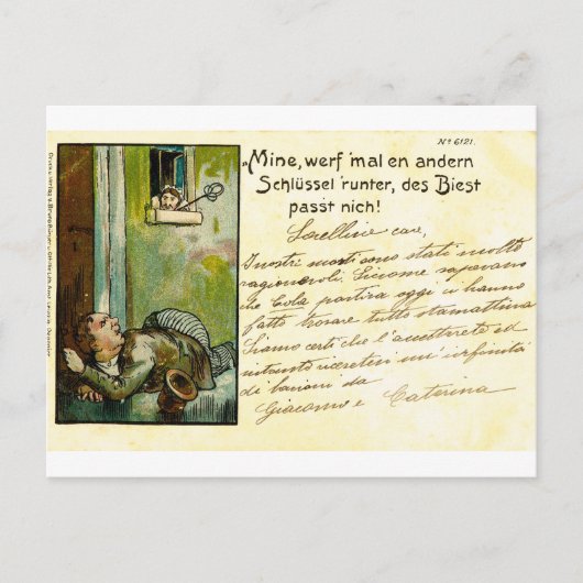 , Vroegtijdig Duits briefkaart, 1900 Briefkaart (Voorkant)