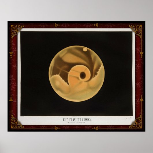 Vroegtijdig Uitzicht van het Poster van Planet Mar (Voorkant)