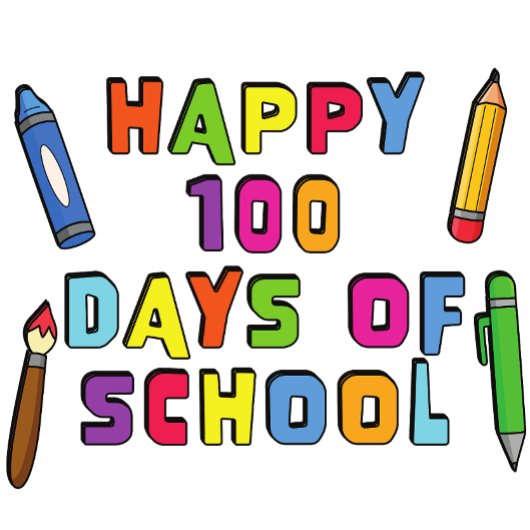 Vrolijk 100 dagen op school T-Shirt