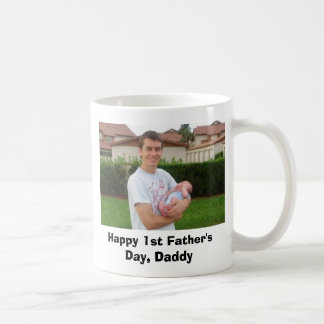 Vrolijk 1ste Vaderdag, papa. Koffiemok