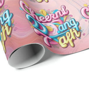 Vrolijk 3D Cadeaupapier