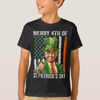Vrolijk 4e van St Patricks Day Leprechaun Pet T-shirt
