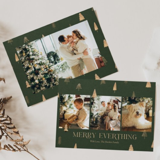 Vrolijk Alles Foto Kerst Kaarten