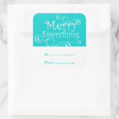 Vrolijk alles VAKANTIE CADEAU Label | AQUA (Tas)