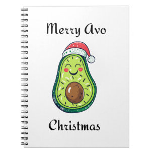 Vrolijk Avo Kerstmis Notitieboek