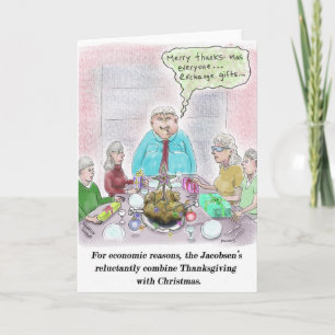 Vrolijk Bedankt-mas! Feestdagen Kaart