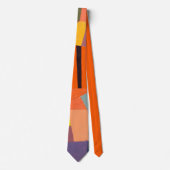 Vrolijk berglandschap, Paul Klee Abstracte kunst Stropdas (Voorkant)