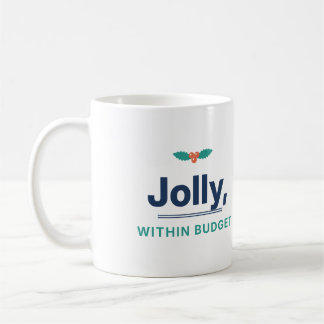 Vrolijk, Binnen Budget Grappige Kerst Budget Koffi Koffiemok