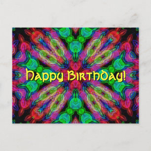Vrolijk Birthday! Briefkaart