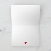 Vrolijk Birthday! Cute Typography Kaart (Binnen)