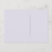 Vrolijk Birthday! Lavender Brush Script Briefkaart (Achterkant)