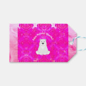 Vrolijk Birthday!  naam Cadeaulabel (Voorkant (Horizontaal))