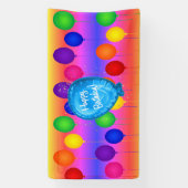 Vrolijk Birthday! Spandoek (Verticaal)