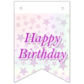 Vrolijk Birthday! Vlaggetjes (Eerste vlag)