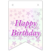 Vrolijk Birthday! Vlaggetjes (Derde vlag)