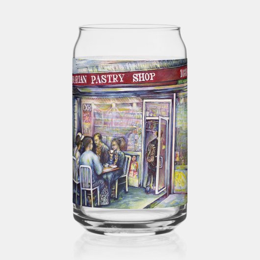 vrolijk blikvorm glas (Voorkant)